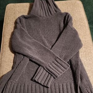 Gray Turtleneck Sweater
